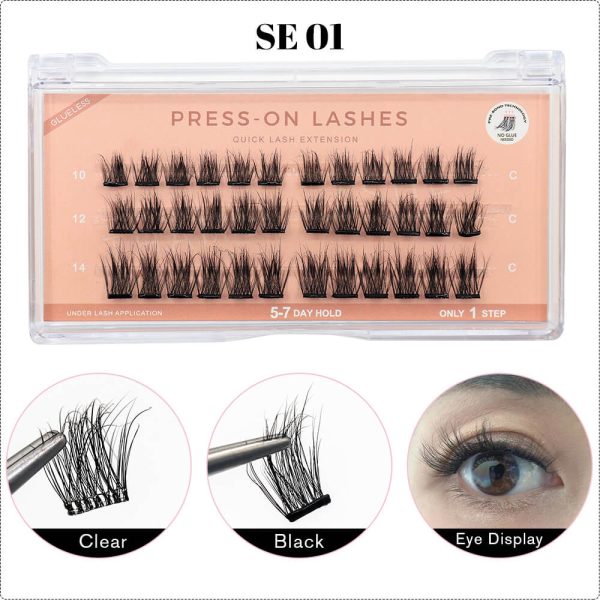 press on lashes nature style - Image 2