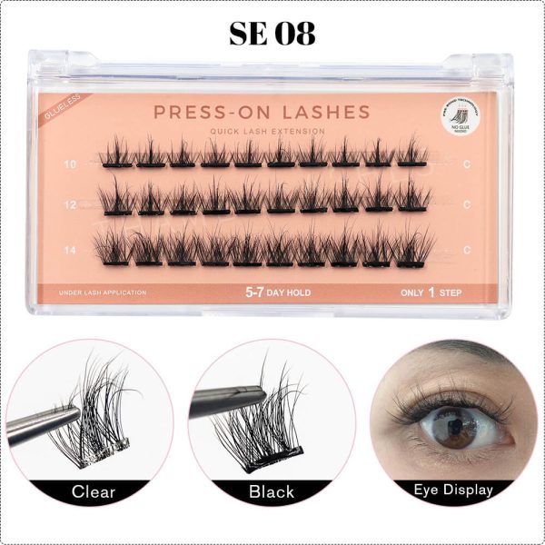 pre glued cluster diy lashes - Image 2