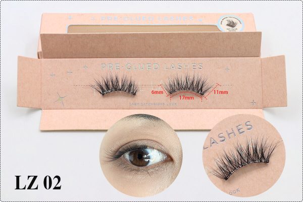 pre glued half lashes - Image 2