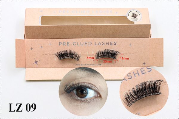 pre glued eyelashes factory