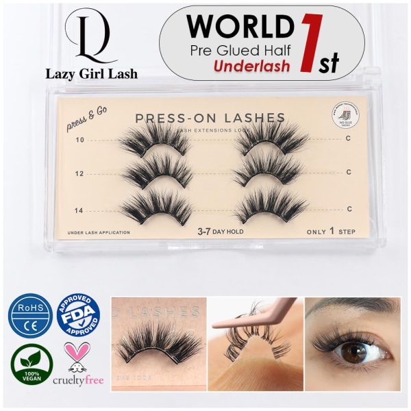Cat Eye Lashes Pre Glued