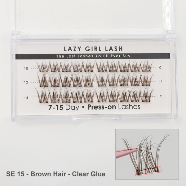 Brown Cluster Lashes - Image 4