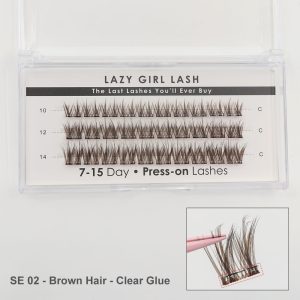 Dark Brown Lashes Cluster