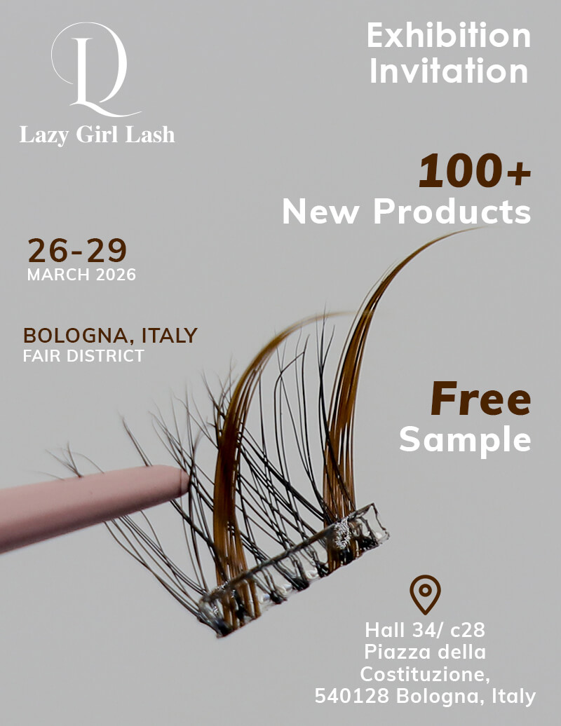Top Pre Glued Lashes Factory Italy Beauty Exhibition 3 1767939843 New Pre glued cluster lashes mix colors